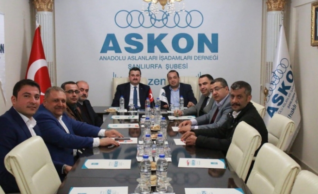 Ak Parti heyeti ASKON'u ziyaret etti