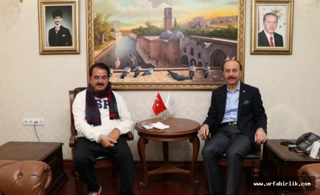 Tatlıses, Vali Erin'i ziyaret etmeden dönmedi