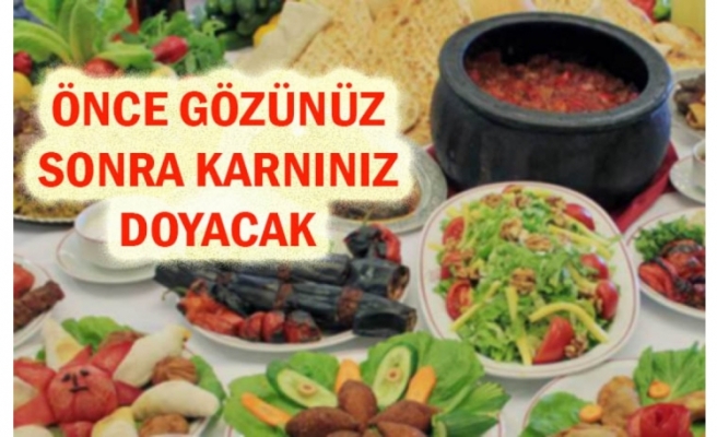 Urfalıların parmak ısırtacak bayram menüsü