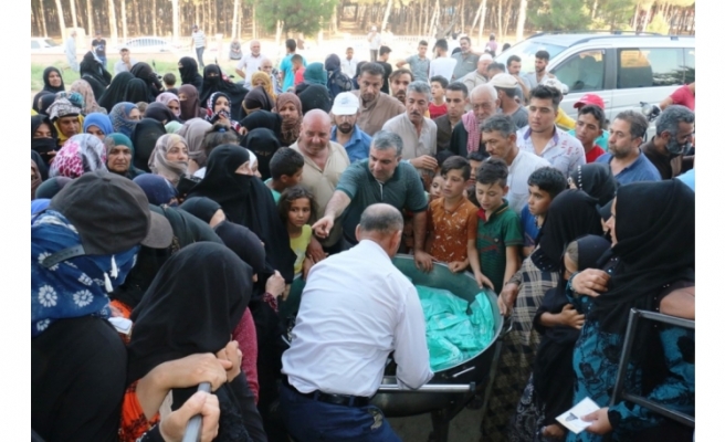 Şanlıurfa'da bin 200 aileye kurban yardımı