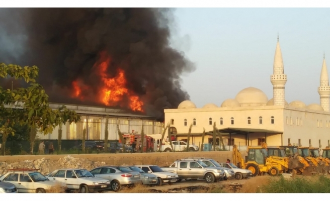 Şanlıurfa'da yangın... Tüm ekipler sahada