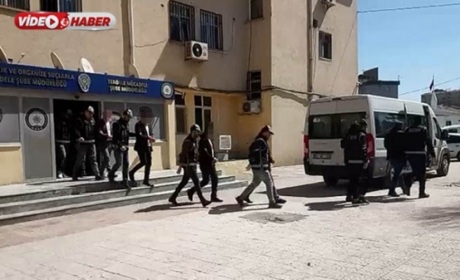 Şanlıurfa'da HDP'lilere operasyon: Çok sayıda gözaltı