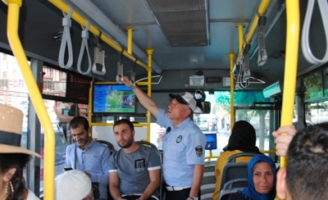 Şanlıurfa'da otobüs klimaları denetlendi