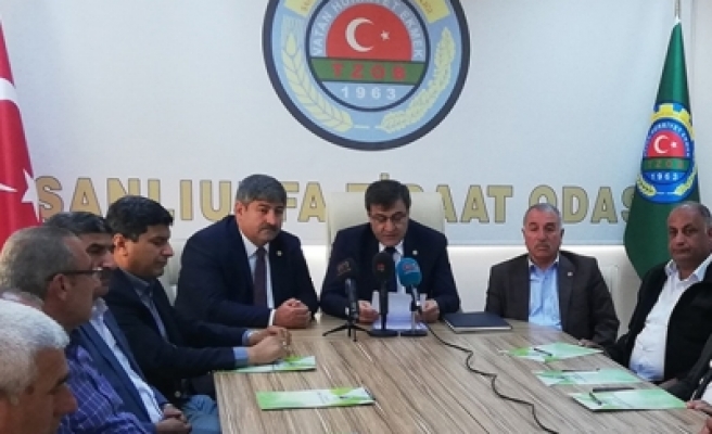 Şanlıurfa’daki Ziraat Odalarından prim talebi