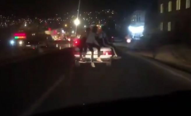 Şanlıurfa'da tehlikeli yolculuk