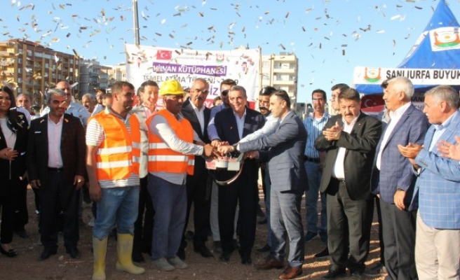 Hilvan Kütüphanesi’nin temeli ’bir müjde’ ile atıldı