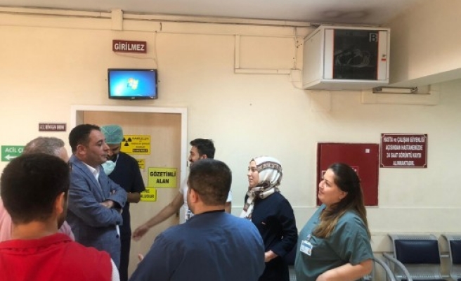 Başkan Yabir sınır bölgesindeki sağlık personellerini yalnız bırakmadı