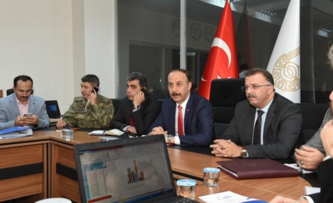 Vali Erin, 11 bin 423 kişinin tahliye edildiğini açıkladı