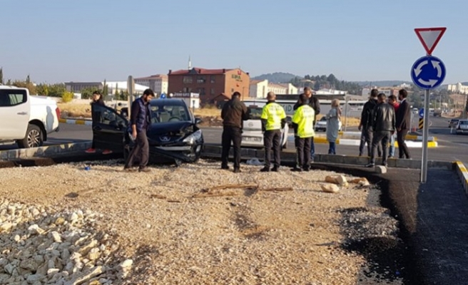 Karaköprü'de aynı noktada yine kaza oldu