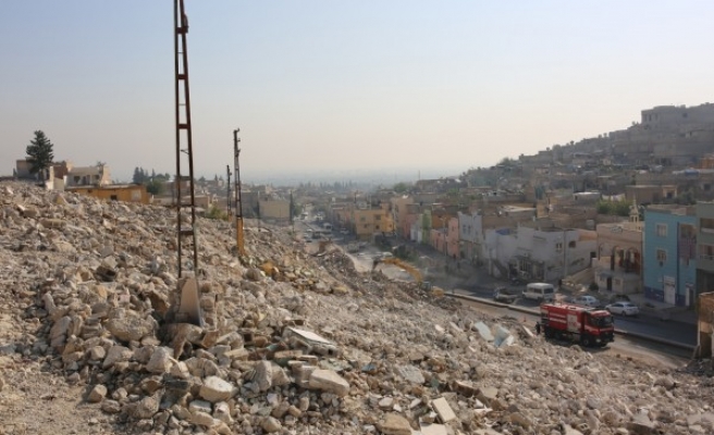 Kale Eteği yıkım çalışmalarında sona gelindi