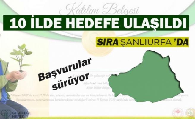 Haydi Urfa! Geleceğe sen de ‘nefes’ ver...