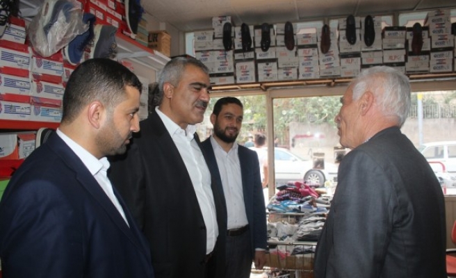 HÜDA PAR heyeti Akçakale'de görüşmeler yaptı