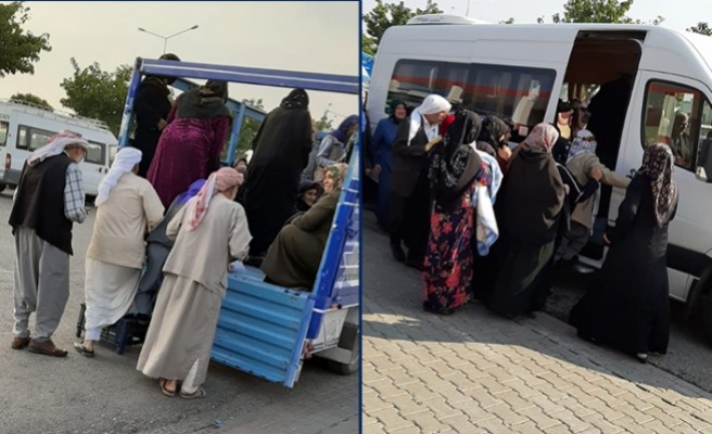 Eyyübiye'de yardım alanlar için servis tutuldu