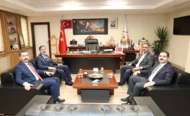 Belediye başkanları, Genel Sekreter Kırıkçı ile görüştü