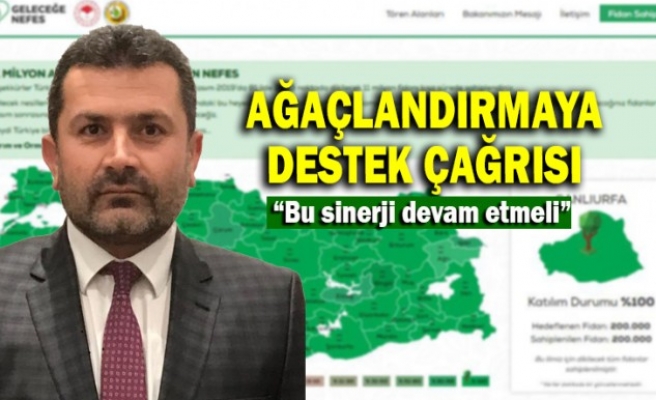 Hedefe ulaşıldı! Urfa yeşile boyandı...