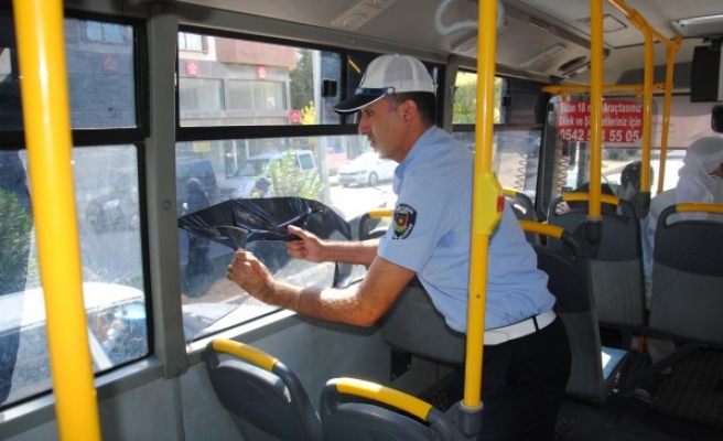 Şanlıurfa’da toplu taşıma araçları denetlendi