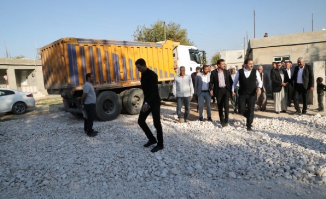 Haliliye'de Fen İşleri ekiplerinin çalışmaları sürüyor