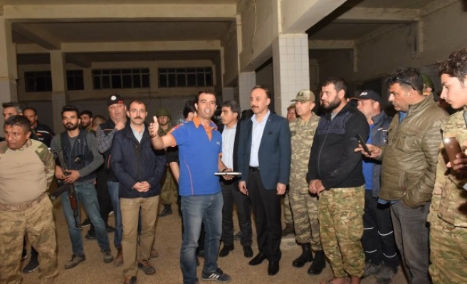 Vali Erin, Resulayn’da inceleme yaptı