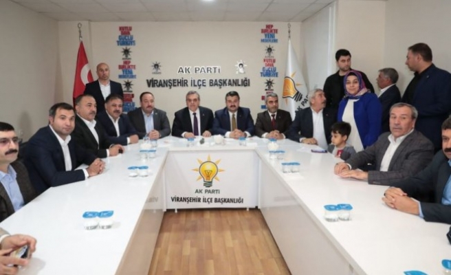 Beyazgül, Viranşehir’de toplantı yaptı