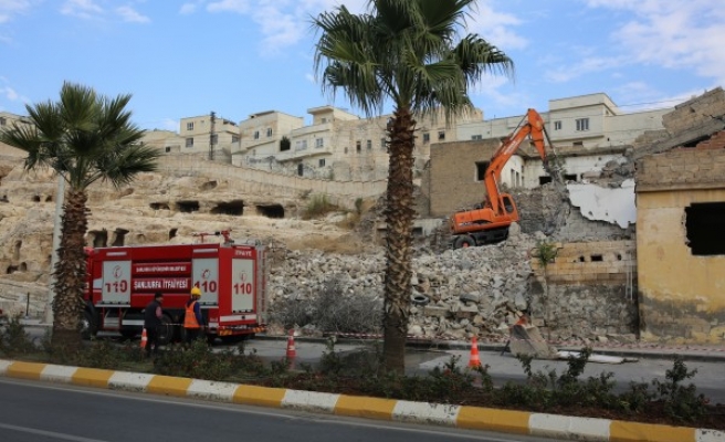 Kızılkoyun'da yıkım çalışmaları sürüyor