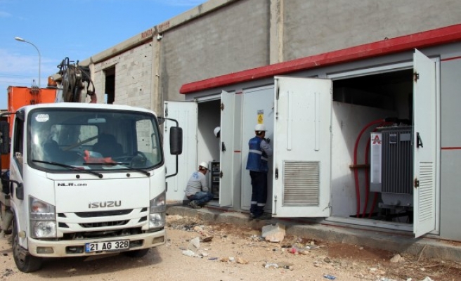 Viranşehir'de elektrik kabloları çalındı