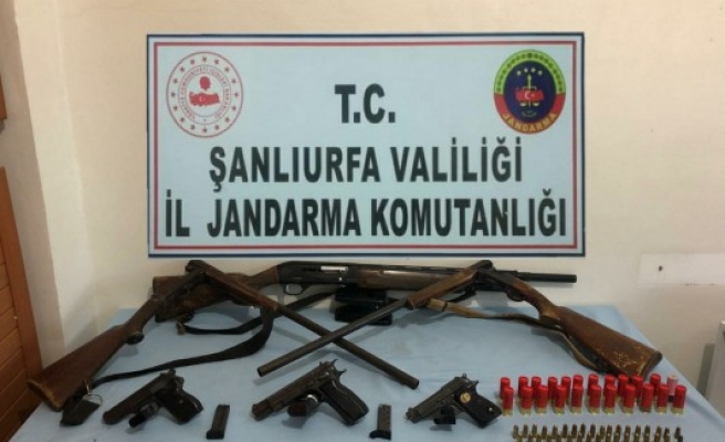 Şanlıurfa’da silah kaçakçılarına operasyon