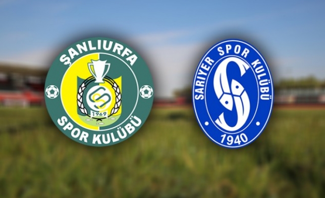 Şanlıurfaspor, Sarıyer ile karşılaşacak