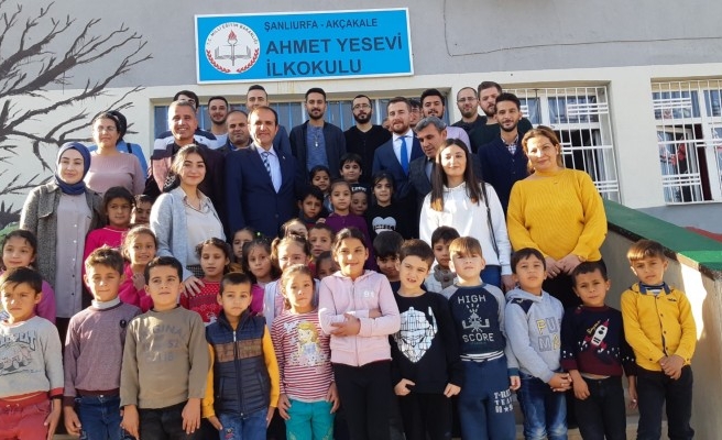 Yapıcıer, telafi eğitimi alan öğrencileri ziyaret etti