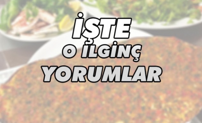 Şanlıurfalılar, lahmacunla ilgili ankete tepki verdi