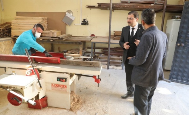 Canpolat, Geri Dönüşüm Atölyesini inceledi