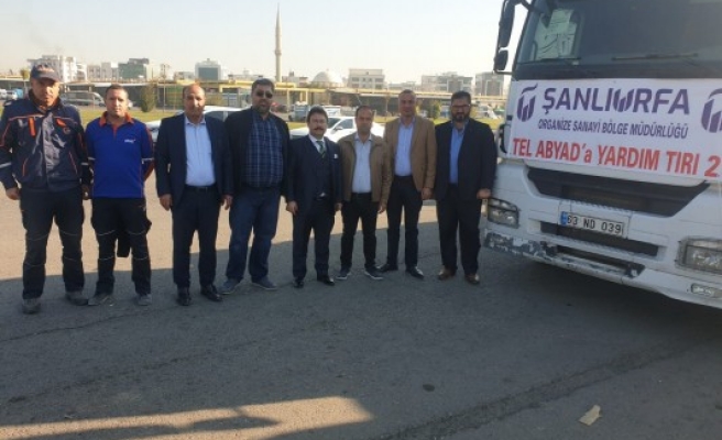 OSB’den Telabyad’a insani yardım gönderildi