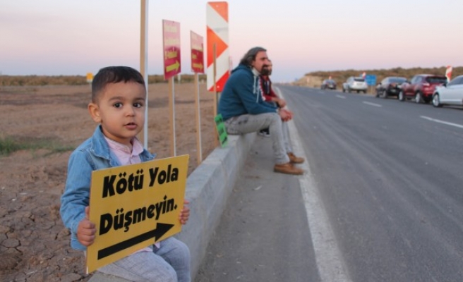 Urfa'da anlamlı farkındalık: Kötü yola düşmeyin