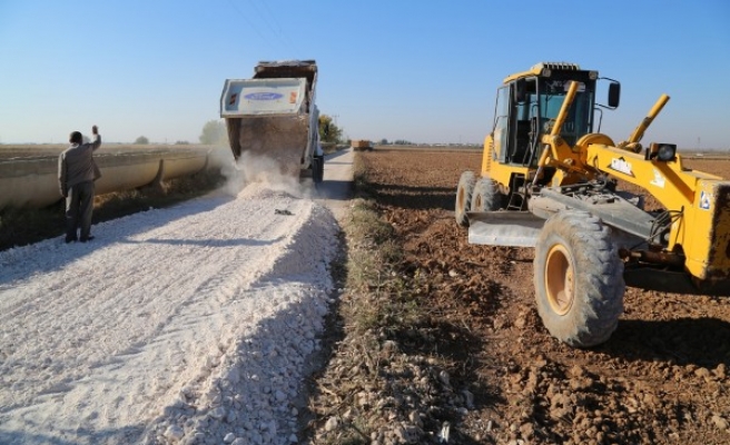 Haliliye kırsalında yol çalışmaları sürüyor
