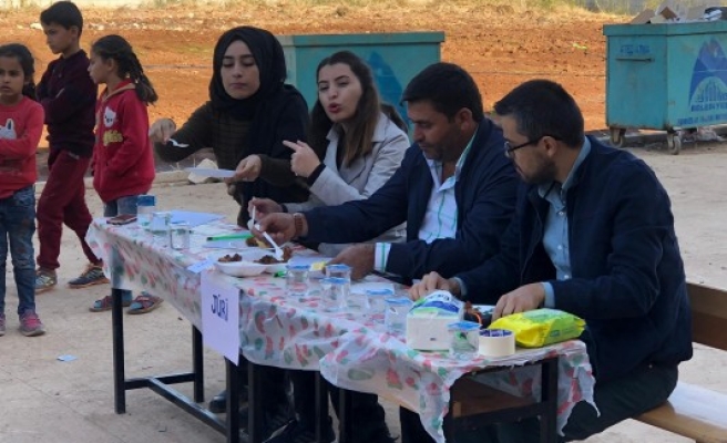 Şanlıurfa'daki okulda yemek yarışması yapıldı