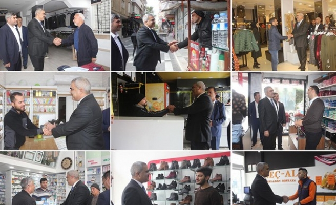 HÜDA PAR, esnafı ziyaret etti