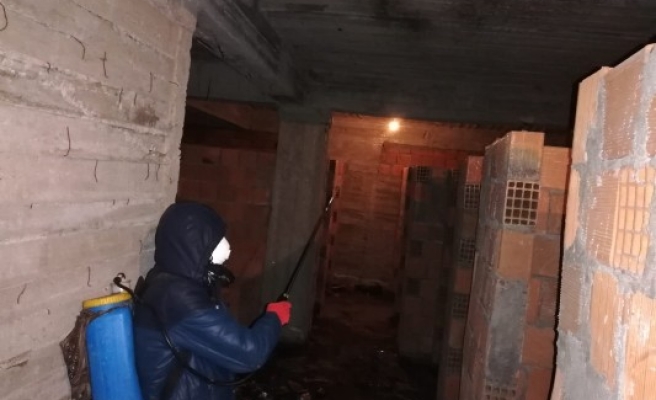 Siverek ilçesinde haşere için ilaçlamalar başladı