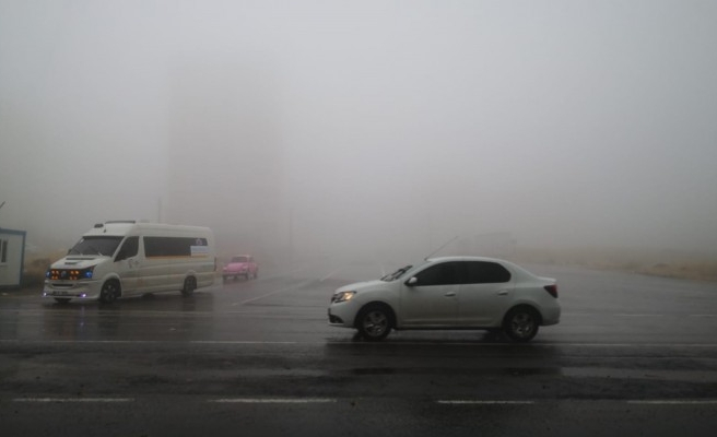Şanlıurfa'da sis ve yağışlı hava etkili oluyor (EK)