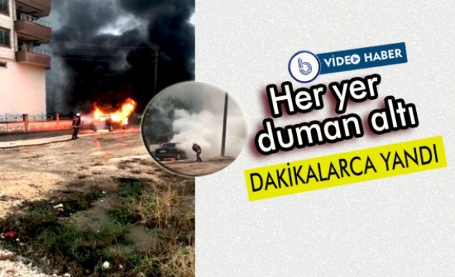 Şanlıurfa’da araç yangını!
