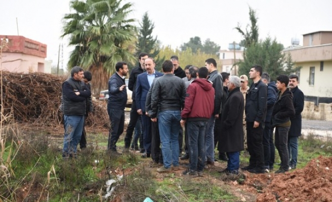 Vali Erin sel mağdurlarını ziyaret etti