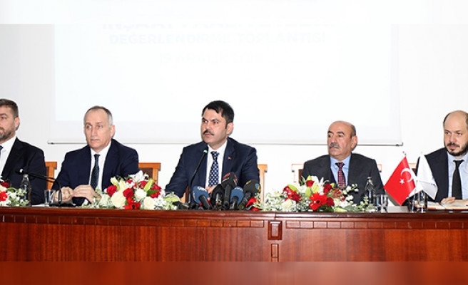 Bakan Kurum’dan inşaat sektörü için önemli açıklamalar