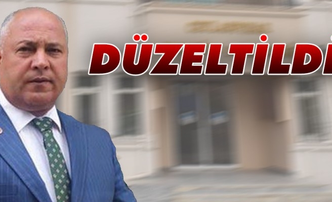 Ceylanpınar'daki isim karışıklığı düzeltildi