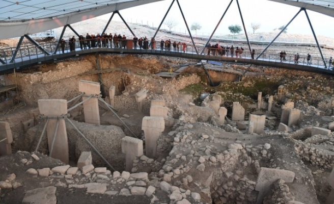 Rafadan Tayfa ekibi Göbeklitepe'ye geldi