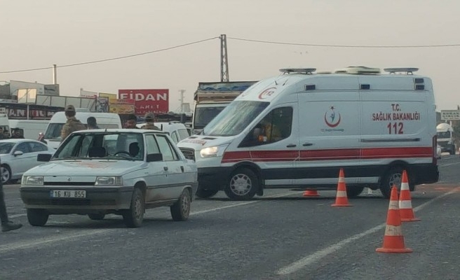 Eyyübiye'de trafik kazası: Yayaya çarptı