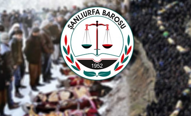 Urfa Barosu’ndan Roboski açıklaması