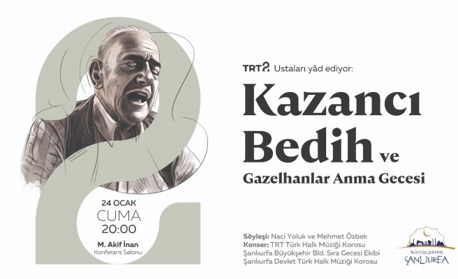 Kazancı Bedih vefatının yıl dönümünde anılacak