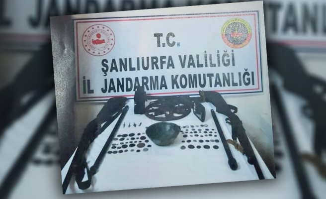 Şanlıurfa’da tarihi eser kaçakçılarına operasyon yapıldı