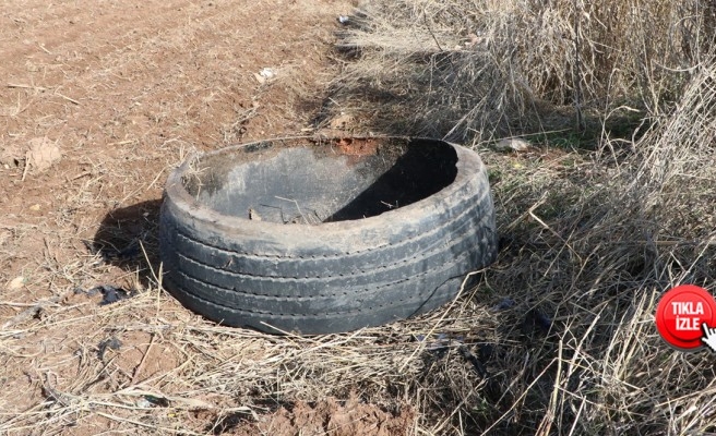 Şanlıurfa'da lastik içerisine gizlenmiş patlayıcı imha edildi