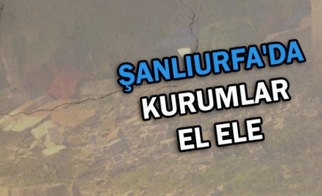 Şanlıurfa'da kriz masası kuruldu! Elazığ'a destek yolda