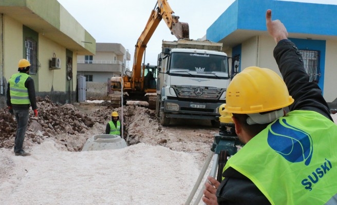 ŞUSKİ, Viranşehir’de kanalizasyon çalışmalarına başladı