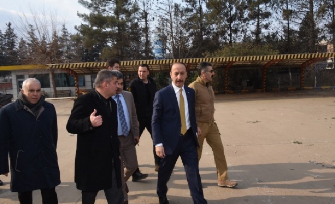 Vali Erin, OSB’de incelemelerde bulundu